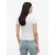 Tommy Jeans Majica Script Rib DW0DW22809 Kremna Slim Fit