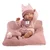 Llorens M738-18 oblačila za dojenčkovo punčko NEW BORN velikosti 40-42 cm z dodatki