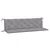 Jastuci za vrtnu klupu 2 kom sivo 180x50x7cm tkanine Oxford