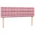 Vidaxl Box spring postelja z vzmetnico roza 160x210 cm žamet