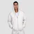 GymBeam Relay Zip Hoodie Pearl