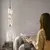 LED luster na sajli PLAYA LED/12W/230V, crne boje