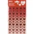 APLI Apli Nalepke metallic rdeča srca 1 set, (20393093)