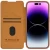 Maska na preklop Nillkin Qin Pro za iPhone 15 Pro Max braon