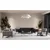 Atelier del Sofa Trosed na razvlačenje Athena 92x76x225cm Svetlosivi