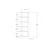 Hanah Home Polica 50x160x19,6cm Orah