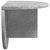 Polica na zidu Zidne 2 pcs Betonski sivi 48 x 24 x 24 cm