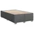 Vidaxl Box spring postelja z vzmetnico temno siva 80x200 cm blago