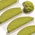 Prostirke za stepenice 30 kom 56x17x3 cm Zelene poluokrugle
