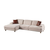 Atelier del Sofa Ugaona garnitura na razvlačenje Nice, 165x75x315 cm, Krem