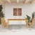 vidaXL Vrtna jedilna miza 180x90x75 cm trden akacijev les