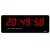 HoTai Digitalni zidni sat, 21x58 cm, Crni