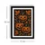 WallXpert uramljena MDF slika 3752HALCT-011, Noć veštica, tri bundeve sa licem među jesenjim lišćem, 37 x 52 cm