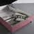 Box Krevet Oviedo 140/200 cm , boja crnog vina