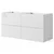 Omarica pod umivalnik Nicole 60 2SZ - bela