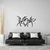 Wallity Zidna dekoracija Felicita M, 97 x 56,5 cm, Crna