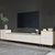 Hanah home TV Komoda Imaj Bež-Zlatna