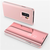 WEBHIDDENBRAND Onasi Clear View ovitek za Samsung Galaxy A71 A715, preklopni, roza