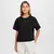 Nike G NSW TEE BOXY ESSNTL LBR, dečja majica, crna FZ5559