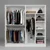 HANAH HOME Ormar bele boje Lucas 1600 86