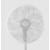 Philips Ventilator CX2550/00, 50W, 3 brzine, Beli