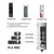 Adapter Type C na HDMI, Type C, PD, USB 3.0, USB 2.0, SD card, TF i M.2 NVMe 8 u 1 20cm kabl