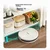 Yicainianhua Sklopiva pokretna polica za odlaganje, 158x71x35 cm, 5 nivoa, Crna