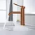 REA LUNGO Mešalnik za umivalnik Copper brushed low