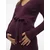 Vero Moda Maternity Pletena obleka VMMSaba vinsko rdeča