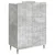 Kreveta Betonska siva 66 x 34,5 x 91,5 cm Konstruirano drvo