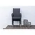IWHOME Elegantni Vrtni Set POSEIDON - Antracit Miza + 6 Stolov MADRID