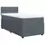 vidaXL Box spring postelja z vzmetnico temno siva 90x200 cm žamet