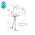 Rosan Baterija za lavabo Quadro JQ30201B, Crna