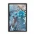 Plakat abstrakcija v akvarelnih barvah - 30x45 white