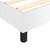 vidaXL Box spring postelja z vzmetnico bel 160x200 cm umetno usnje