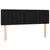 Vidaxl Box spring posteljni z vzmetnico črn 140x190 cm blago