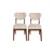 Hanah Home Set 2 trpezarijske stolice Orah