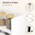 HOMCOM HOMCOM Jedilna miza MDF, jeklo 91D x 78,5Š x 93V cm bela, (5000242577)