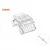 KONEKTOR ZA LED TRAKU SMD B12-4P (12mm, 4PIN) 10 kom