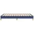 Vidaxl Posteljni okvir brez vzmetnice moder 120x190 cm blago