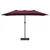 Vrtni suncobran Bordeaux Crvena 385 x 209 x 244 cm Poliester