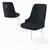 Hanah Home Set stolica Pare, 46x94x46 cm, 6 komada, Antracit-bele