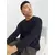 JACK & JONES Muški džemper 12268279, Teget