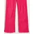 Sinsay - Nabrane pantalone širokih nogavica - roze