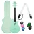 CASCHA Ukulele Carbon Fibre Mint Set HH 2287