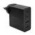 Qoltec GaN POWER PRO polnilnik 130W, 2xUSB-C, 2xUSB, črn