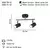 Opviq Luster Lume-70-12, O5,5, 11cm, IP20 Zlatno-crne boje