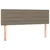 Vidaxl Posteljno vzglavje taupe 144x5x78/88 cm blago