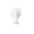 Xiaomi Ventilator Rechargeable Mini Fan, 10W, 4brzine, Beli