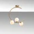 Opviq Luster Luminar-14136, 35x20x50cm, IP20, Belo-zlatne boje